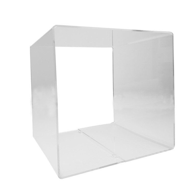 5FAS50-Cube 5 faces 50x50x50cm-PRÉSENTOIRS PLEXIGLAS