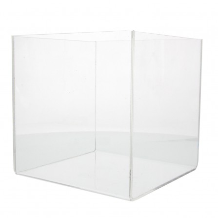 Boîte transparente en plexiglas