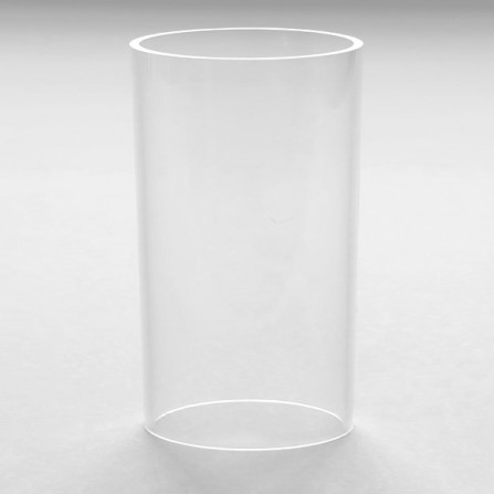 Cylindre distributeur transparent en plexiglas