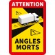 Stickers angles morts pour camion - Lot de 3